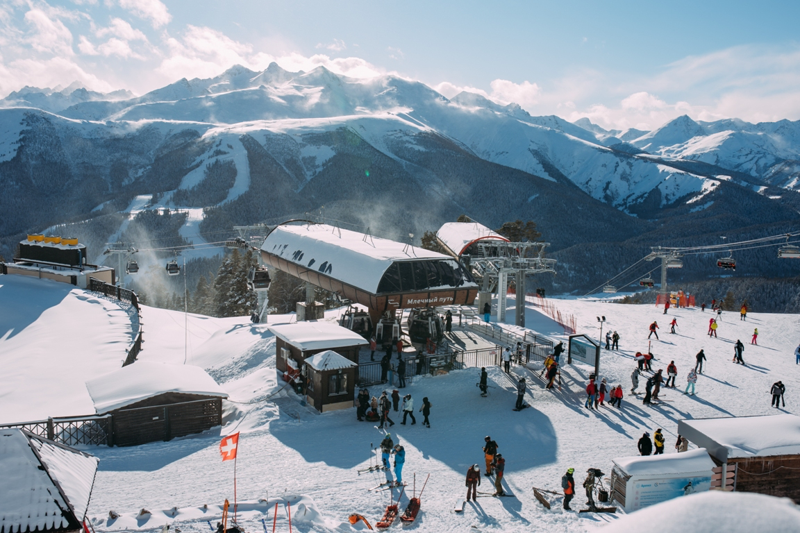 Катание на лыжах